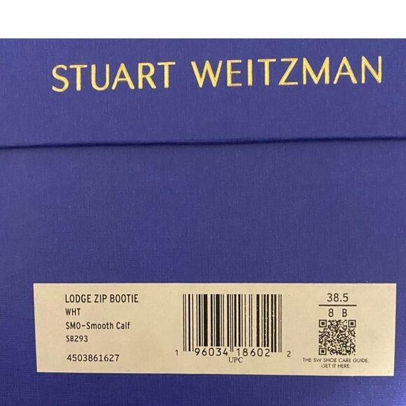 Stuart Weitzman NWT Lodge Zip Leather Bootie $695 - Picture 6 of 6